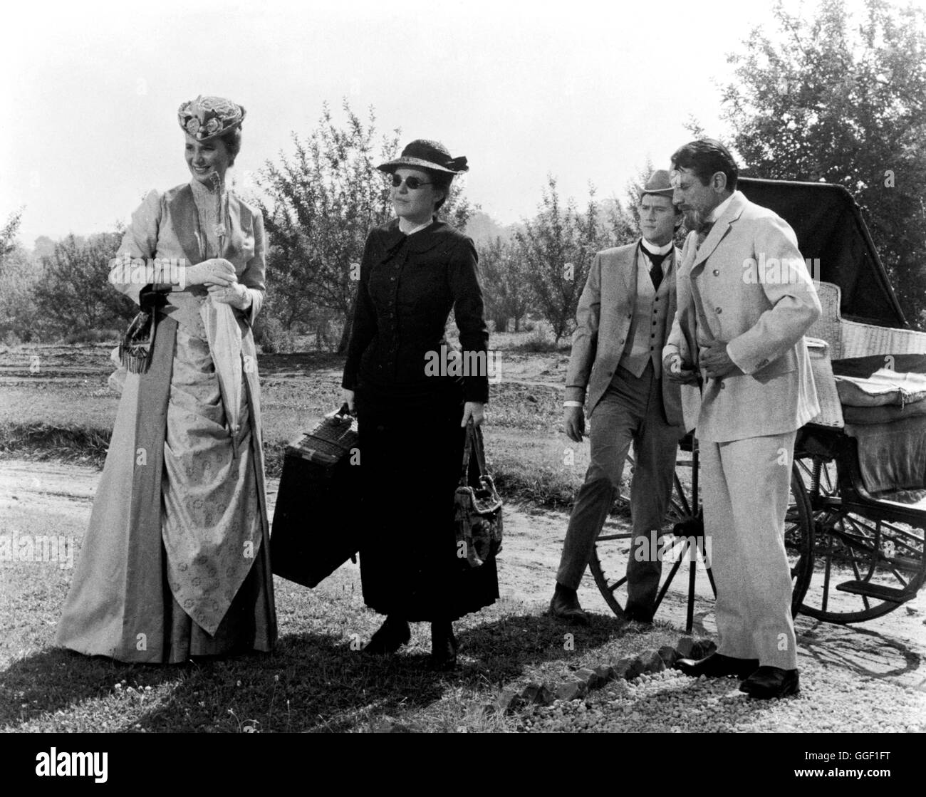 LICHT IM DUNKEL / Miracle en Alabama USA 1961 / Arthur Penn Voir mit INGA SVENSON (Kate Keller), ANNE BANCROFT (Annie Sullivan), Andrew PRINCE (James Keller) und VICTOR JORY (Capitaine Keller) Régie : Arthur Penn aka. The Miracle Worker Banque D'Images