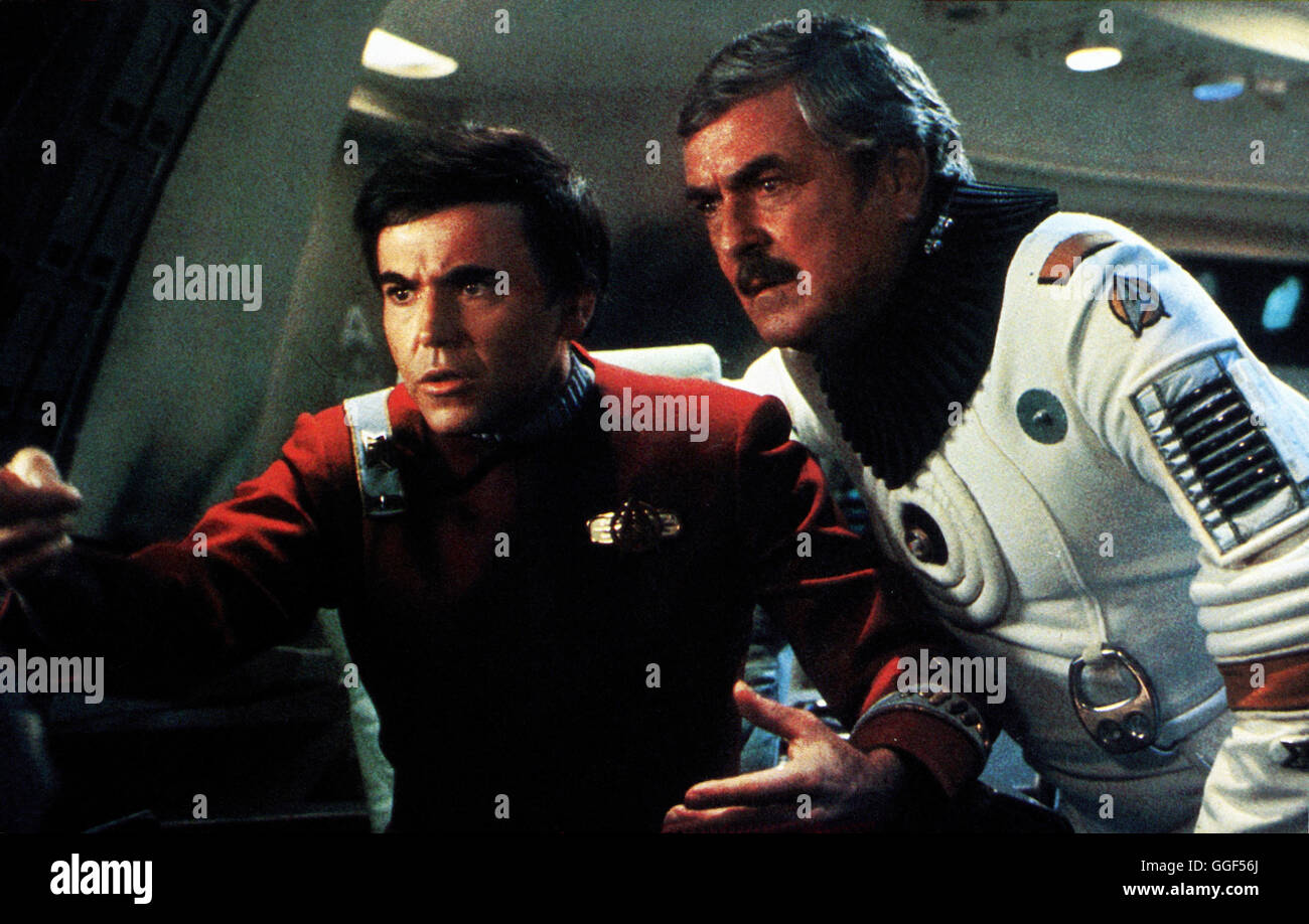 STAR TREK III - Auf der Suche nach M. Spock / Star Trek III - La recherche de Spock USA 1984 / Leonard Nimoy Walter Koenig (Chekov), JAMES DOOHAN (Scotty) dans 'Star Trek III - Auf der Suche nach M. Spock', 1984./ Regie : Leonard Nimoy aka. Star Trek III - La recherche de Spock Banque D'Images