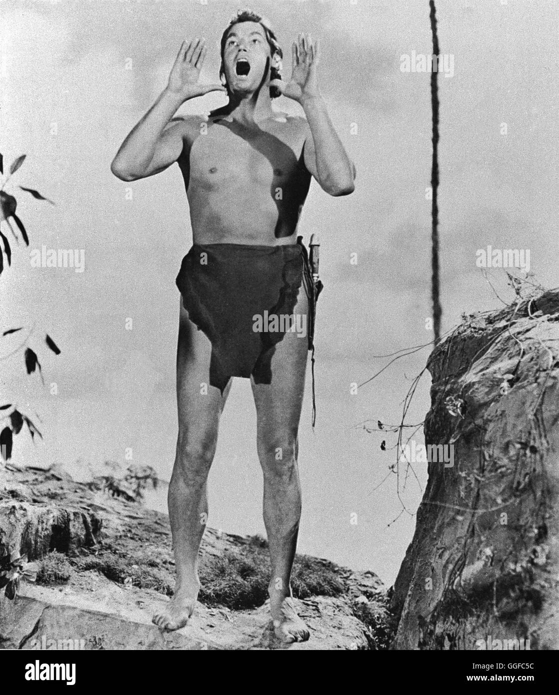 AFFENMENSCH / DER TARZAN Tarzan, l'homme singe USA 1932 / Johnny  Weissmüller als 'Tarzan' aka. Tarzan, l'homme singe Photo Stock - Alamy