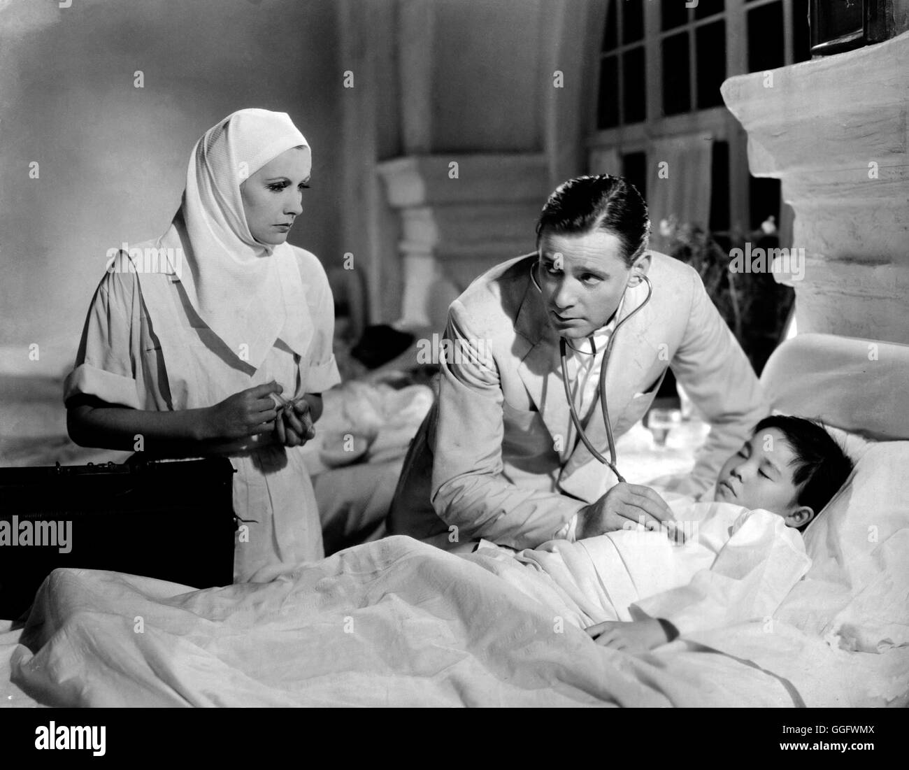 DER BUNTE SCHLEIER / le voile peint USA 1934 / Richard Boleslawski GRETA GARBO (Katrin Fane), Herbert Marshall (Walter Fane) Régie : Richard Boleslawski aka. Le painted veil Banque D'Images