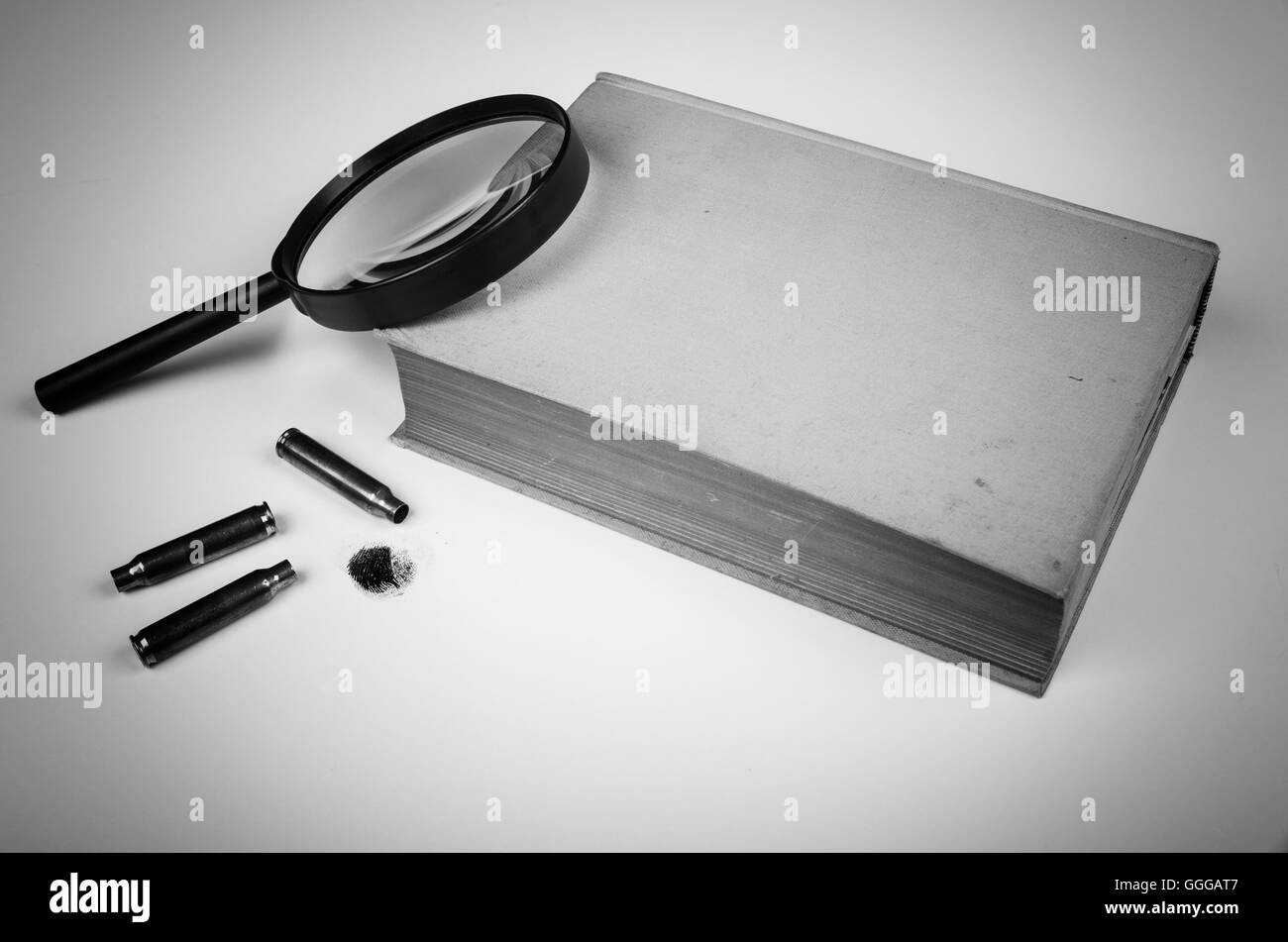 La vie toujours conçu comme un roman policier concept Banque D'Images