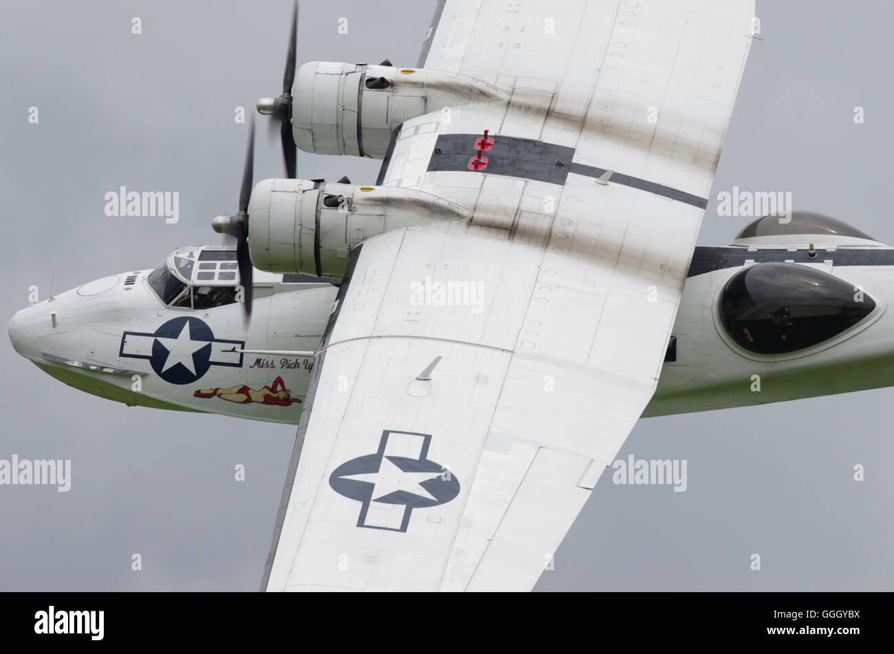 PBY-5 A Catalina G-PBYA, volant à Old Warden Banque D'Images