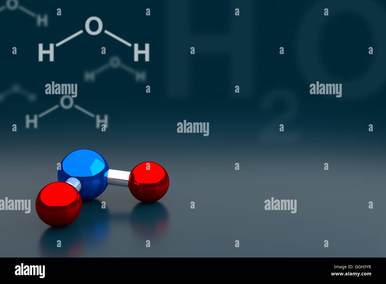 Le Rendu 3d D Eau Ou De Molecule H2o Arriere Plan Photo Stock Alamy