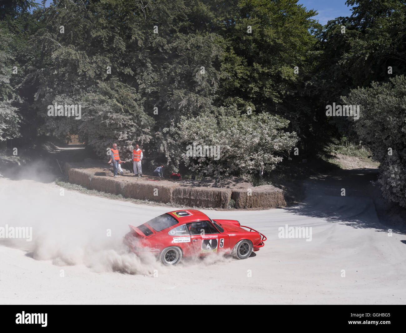 Porsche 911, Forest Rally, Goodwood Festival of Speed 2014, course, voiture course, voiture classique, Chichester, Sussex, United Ki Banque D'Images