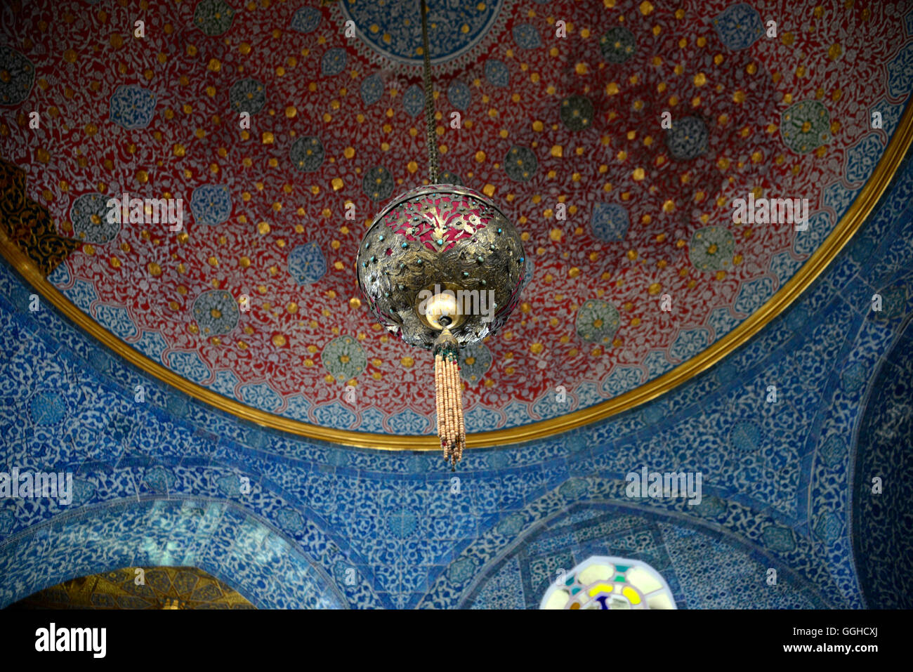 Dôme de kiosque de Bagdad, le palais de Topkapi, Istanbul, Turquie Banque D'Images