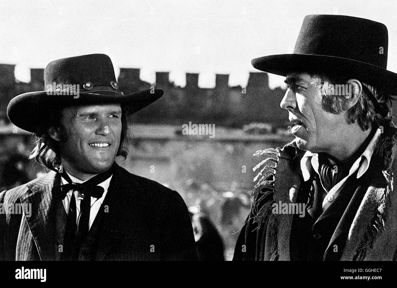 PAT GARRETT JAGT BILLY THE KID / Pat Garrett et Billy The Kid USA 1972 / Sam Peckinpah Voir mit JAMES COBURN - Pat Garrett Kris Kristofferson - Billy the Kid Regie : Sam Peckinpah aka. Pat Garrett et Billy The Kid Banque D'Images