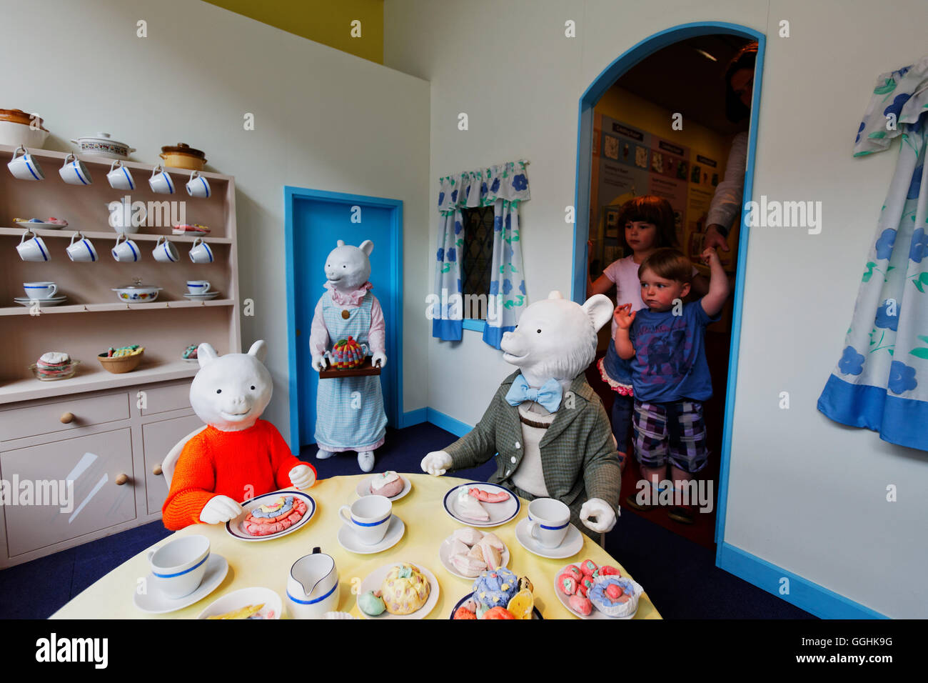 La Rupert Bear Museum, Musée de Canterbury, Kent, Angleterre, Grande-Bretagne Banque D'Images