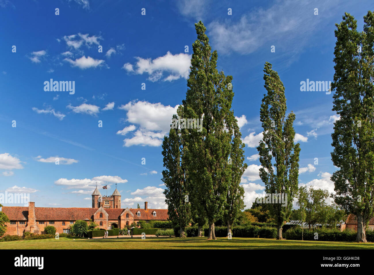 Château de Sissinghurst Garden, le Royal Tunbridge Wells, Kent, Angleterre, Grande-Bretagne Banque D'Images