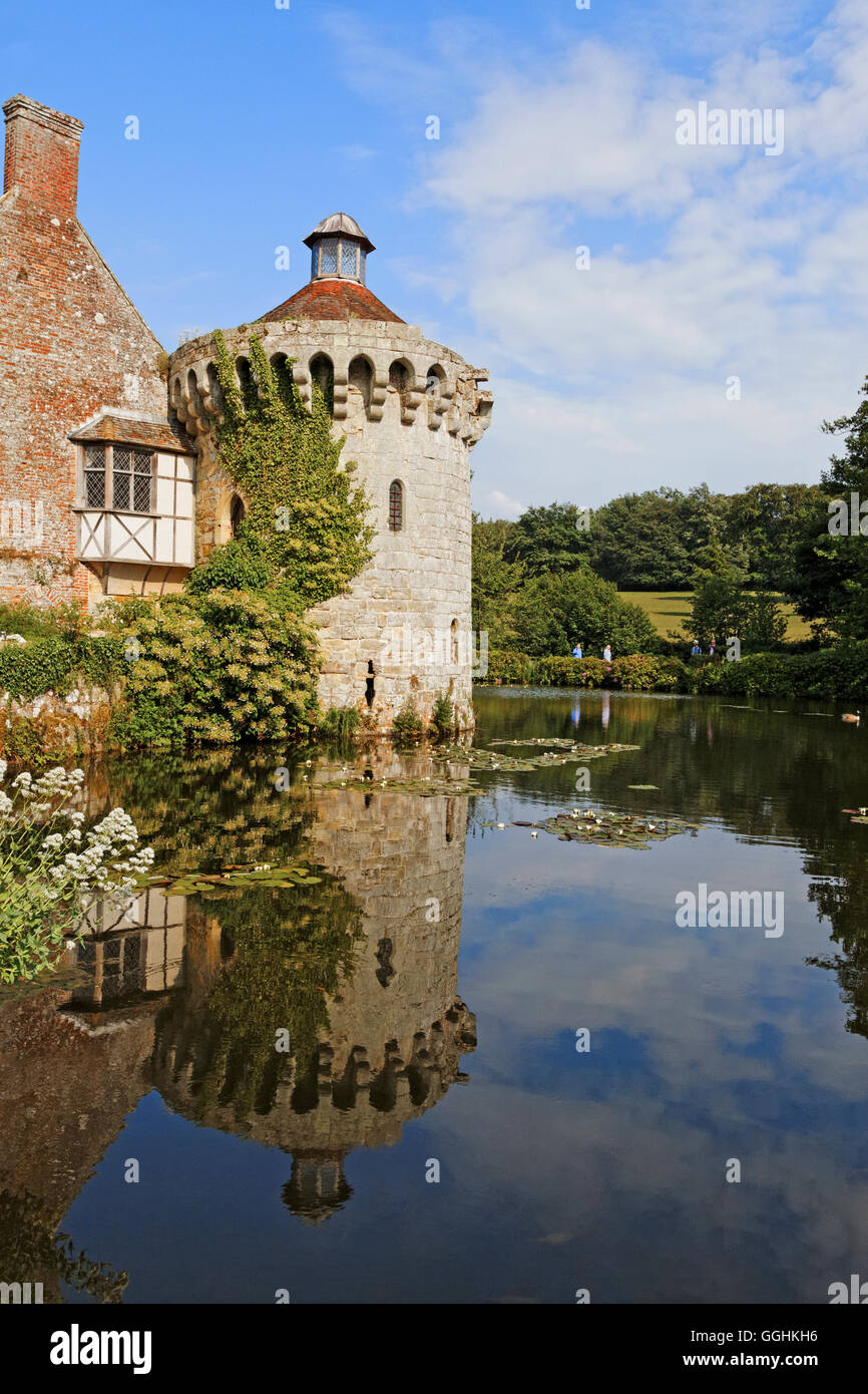Le Château de Scotney, Lamberhurst, Kent, Angleterre, Grande-Bretagne Banque D'Images