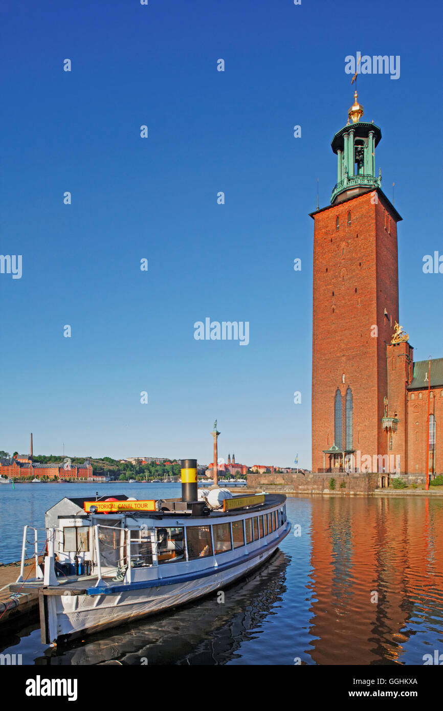 L'hôtel de ville, Stockholm, Suède Banque D'Images