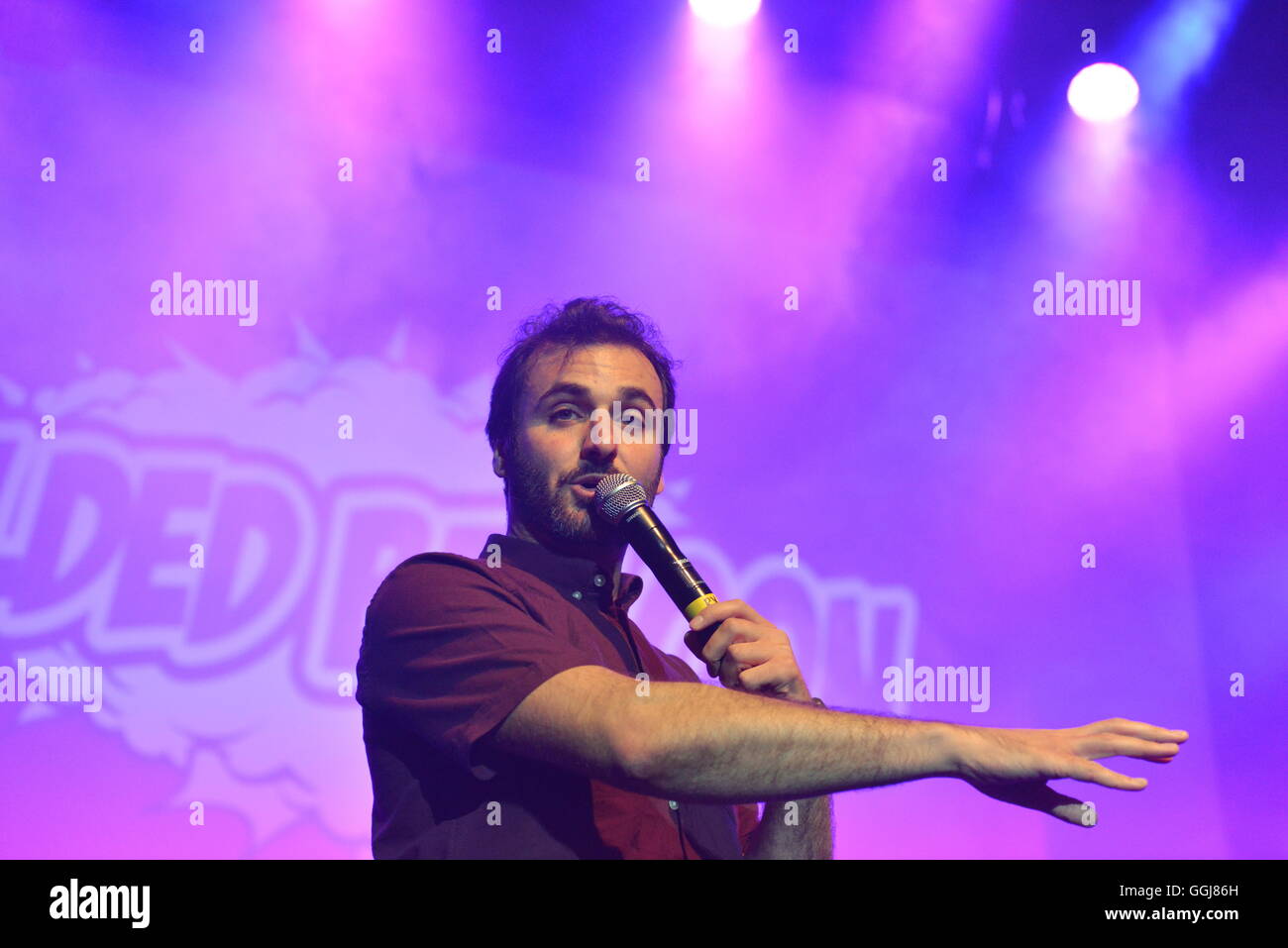 Patrick Monahan au lancement presse au ballon doré Edinburgh Fringe Festival 2016 Banque D'Images