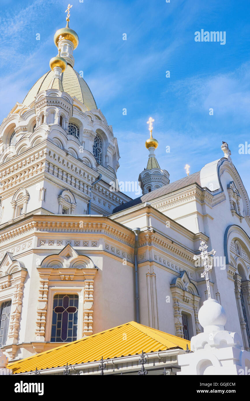 Pokrovsky Cathédrale, rue Bolshaya Marskaya, Sébastopol Crimée orientale Banque D'Images