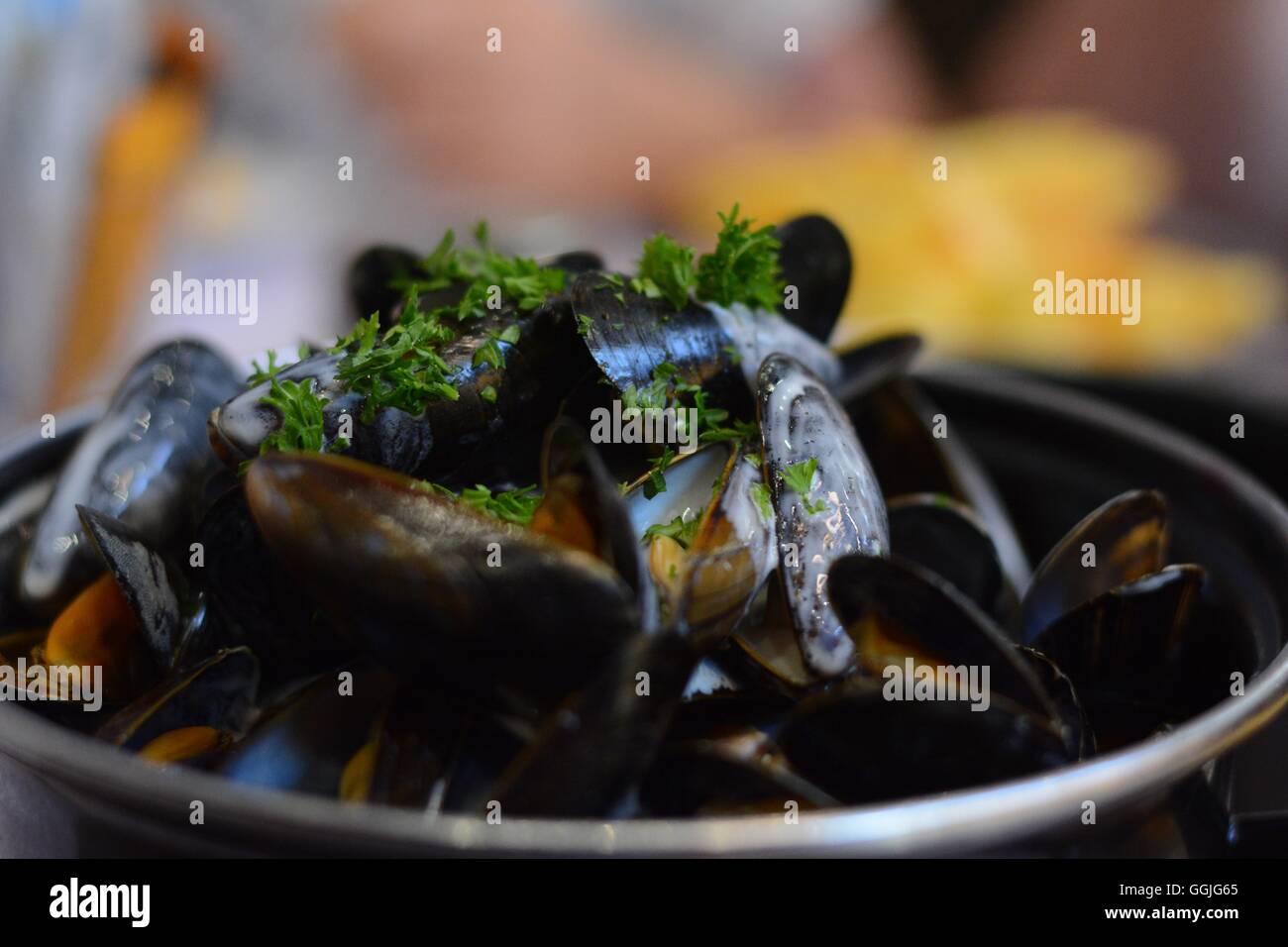 Moules mariniere lunch Banque de photographies et d'images à haute  résolution - Alamy