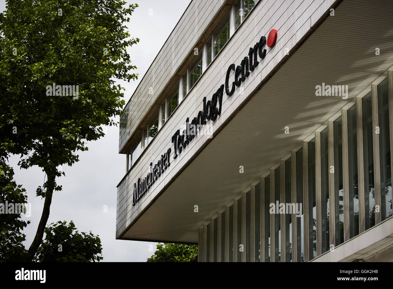 Centre de technologie de Manchester Oxford House fait partie d'un Centre de technologie de Manchester 1960 sol carrelé concevoir un développement de Brentwood Banque D'Images