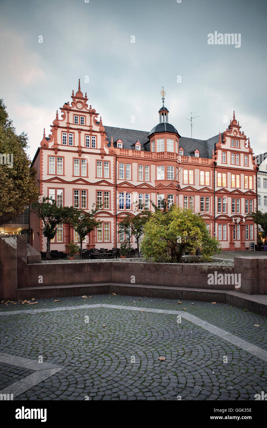 Musée Johannes Gutenberg, Mayence, capitale de la Rhénanie-Palatinat, Allemagne Banque D'Images