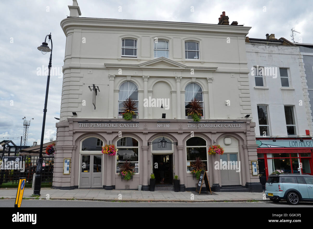 Le Pembroke Castle pub à Primrose Hill, au nord de Londres Banque D'Images