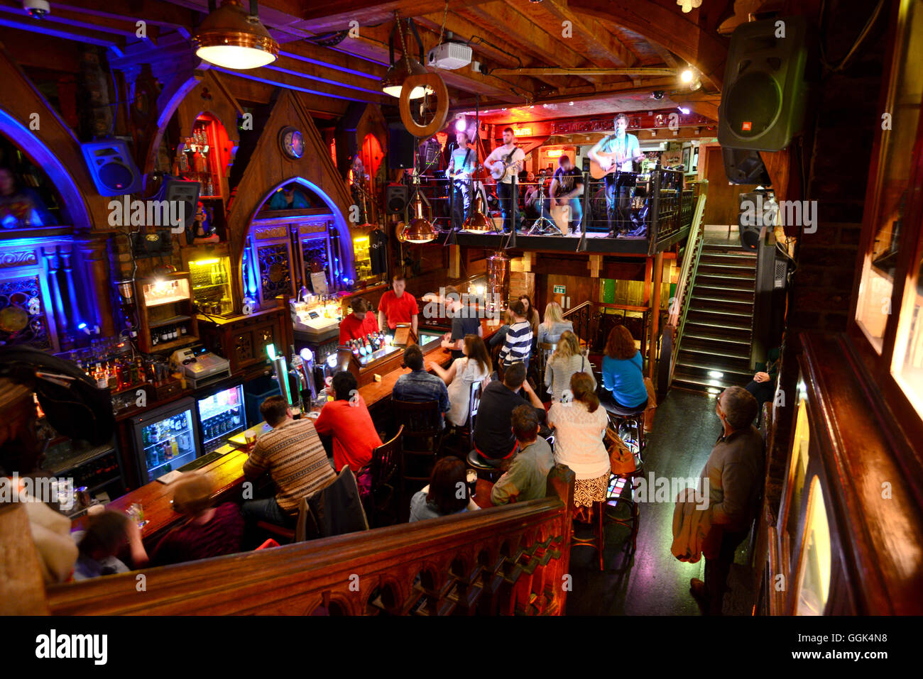 Les quais Bar au Quay Street, Galway, Irlande Banque D'Images