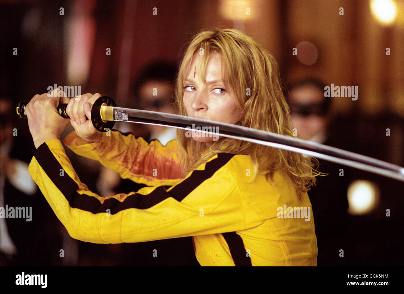 KILL BILL Volume I / USA 2003 / Quentin Tarantino Voir mit la mariée alias Black Mamba (Uma Thurman) Régie : Quentin Tarantino aka. Volume I Banque D'Images
