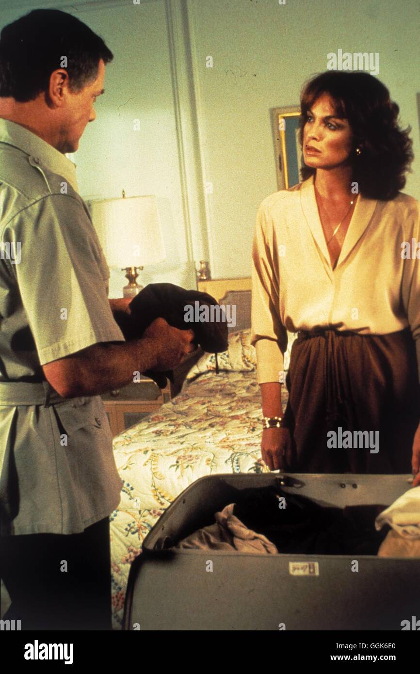 DALLAS / Entscheidung in Moskau / John Ross II. Ewing (LARRY HAGMAN) und Shepard Ewing Sue Ellen (LINDA GRAY) aka. Entscheidung dans Moscow Banque D'Images