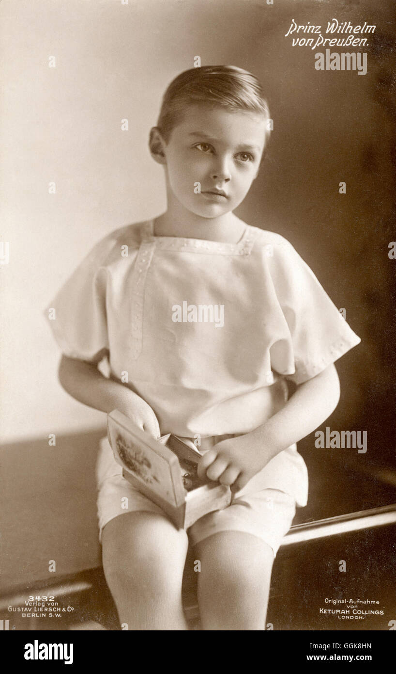 Prinz Wilhelm von Preußen Preußen - ca 1910/1911 Banque D'Images