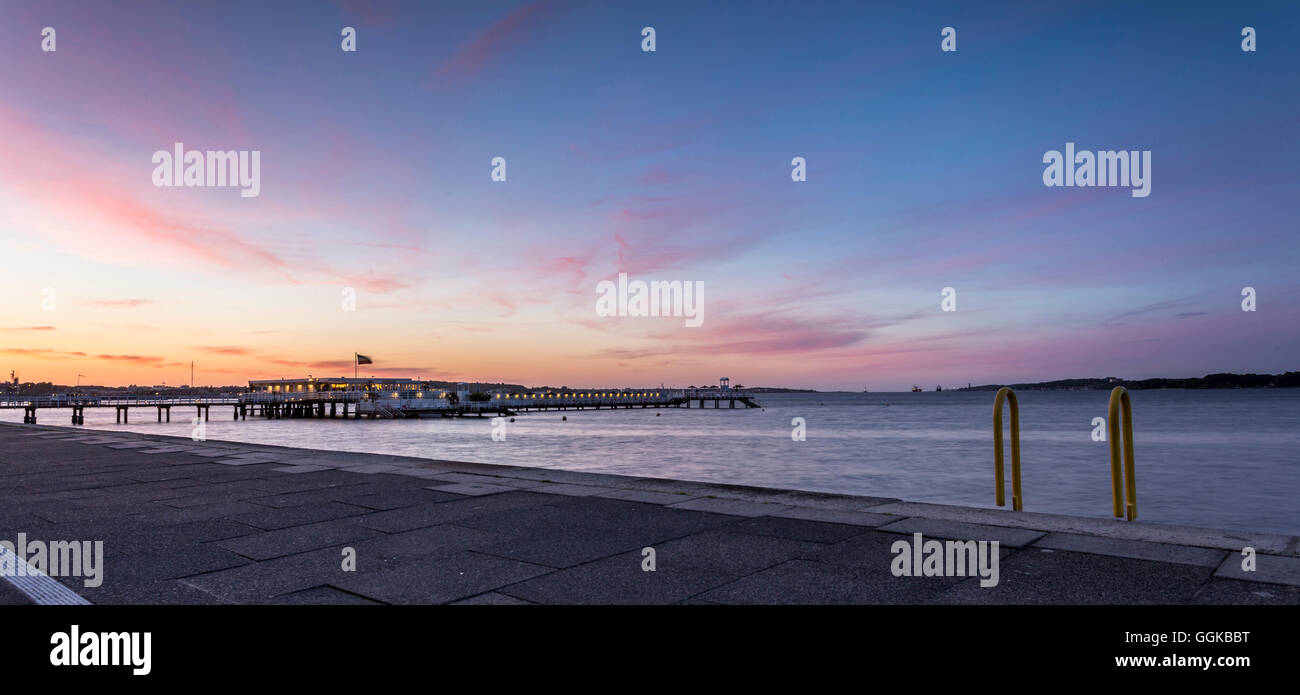 Seebar, Kiellinie, Kiel, mer Baltique, Strande, Kiel, Schleswig-Holstein, Allemagne Banque D'Images