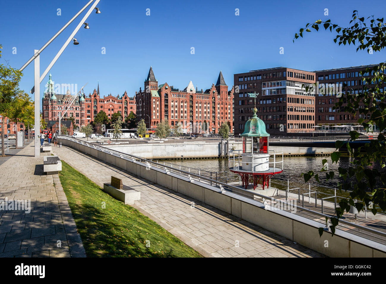 Speicherstadt, HafenCity, Hambourg, Allemagne Banque D'Images