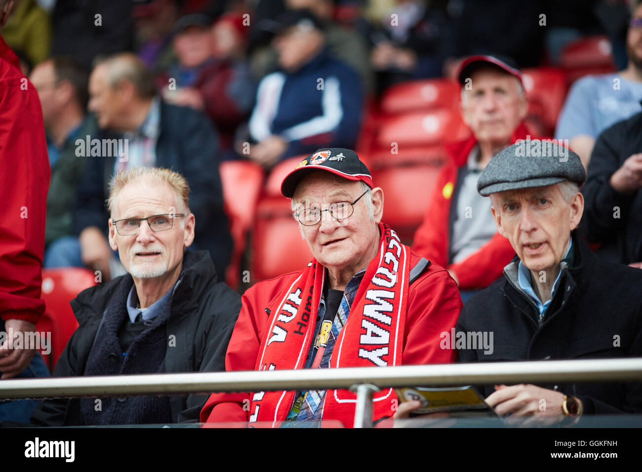 Le Belle Vue Aces speedway fans British speedway team Manchester North West England Racing 1928 Belle Vue Greyhound Stadium Banque D'Images