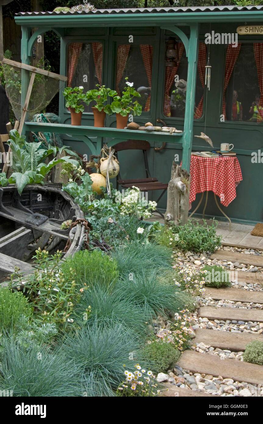 Jardin de bord de mer- - (photos : Photos Hort/designer Chris O'Donoghue) SMI253627 Photos Hort Banque D'Images