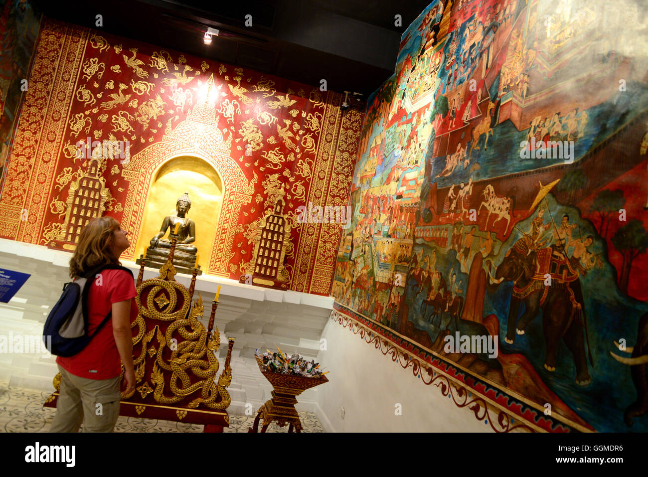 Musée de la vie populaire Lanna, Chiang Mai, Thaïlande, North-Thailand Banque D'Images