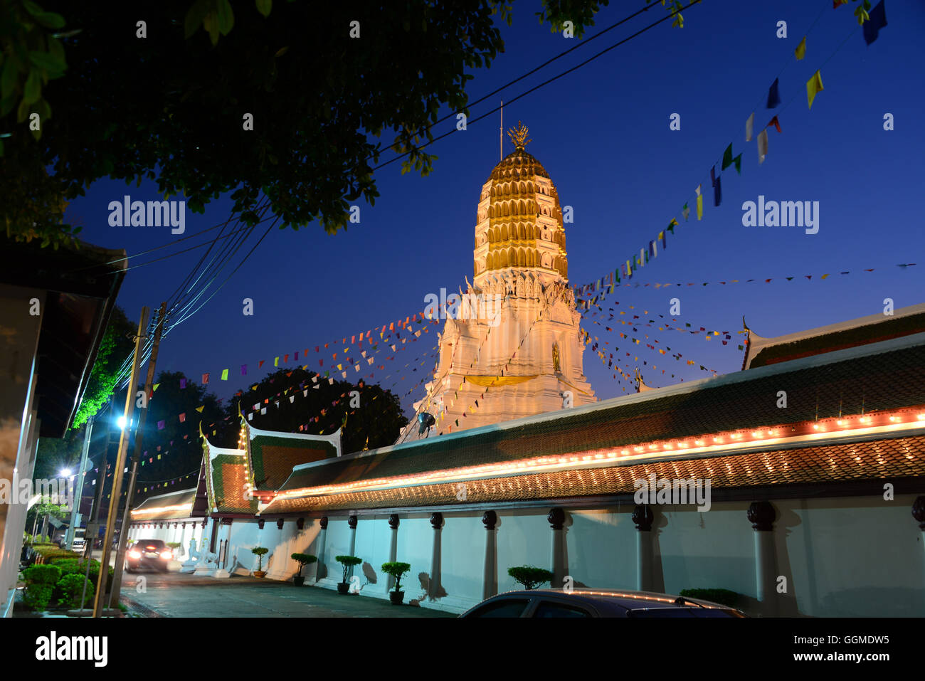 Wat Phra Sri Rattana Mahathat, Phitsanulok, Thaïlande Banque D'Images