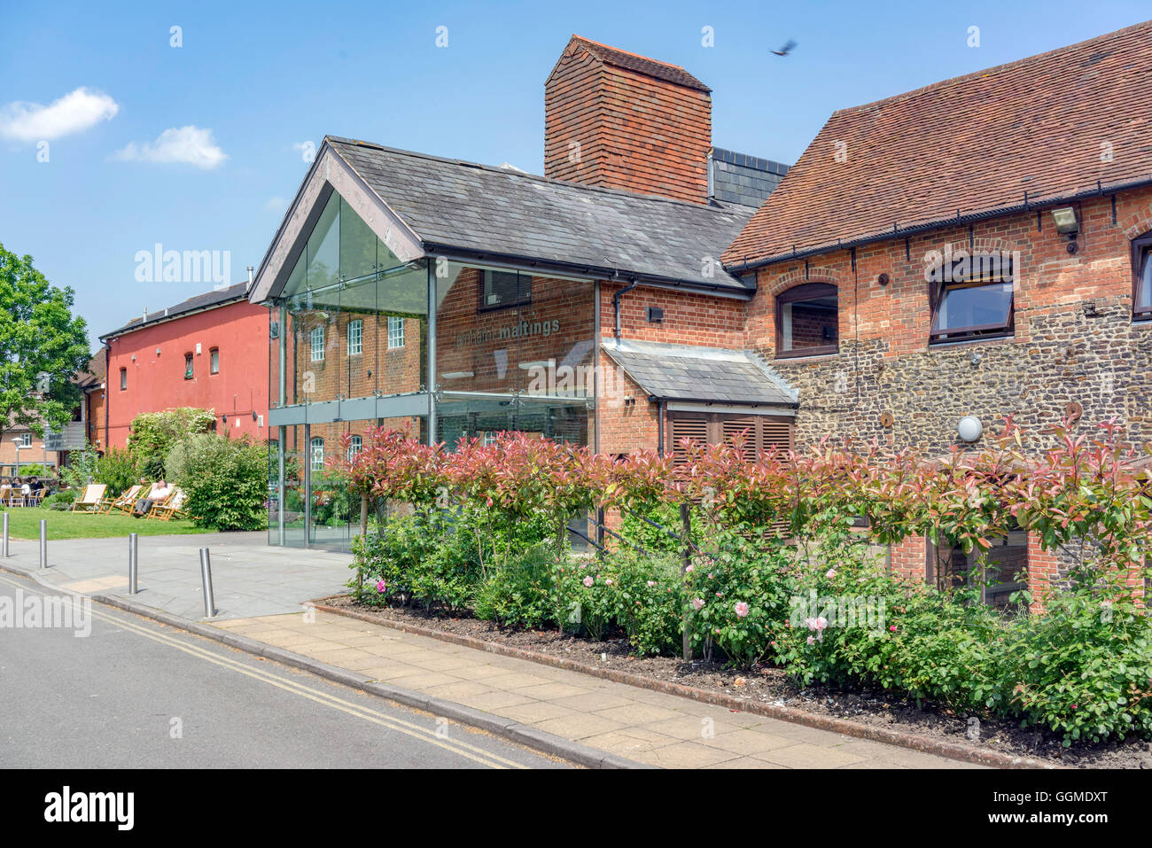 Les Maltings arts (salle) à Farnham, Surrey. Banque D'Images