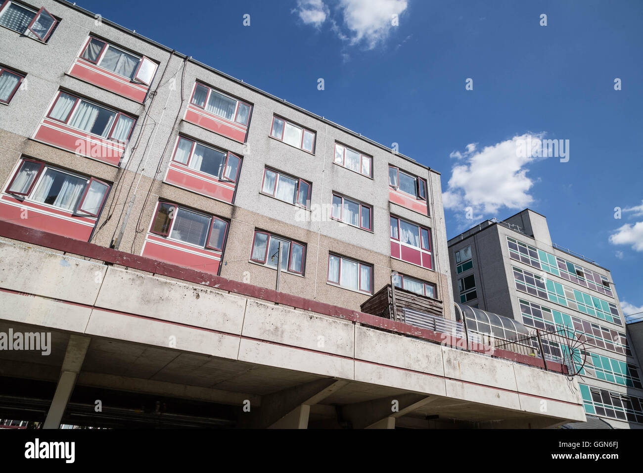 Londres, Royaume-Uni. 6 Août, 2016. Broadwater Farm Estate Logement à Tottenham, au nord de Londres Crédit : Guy Josse/Alamy Live News Banque D'Images