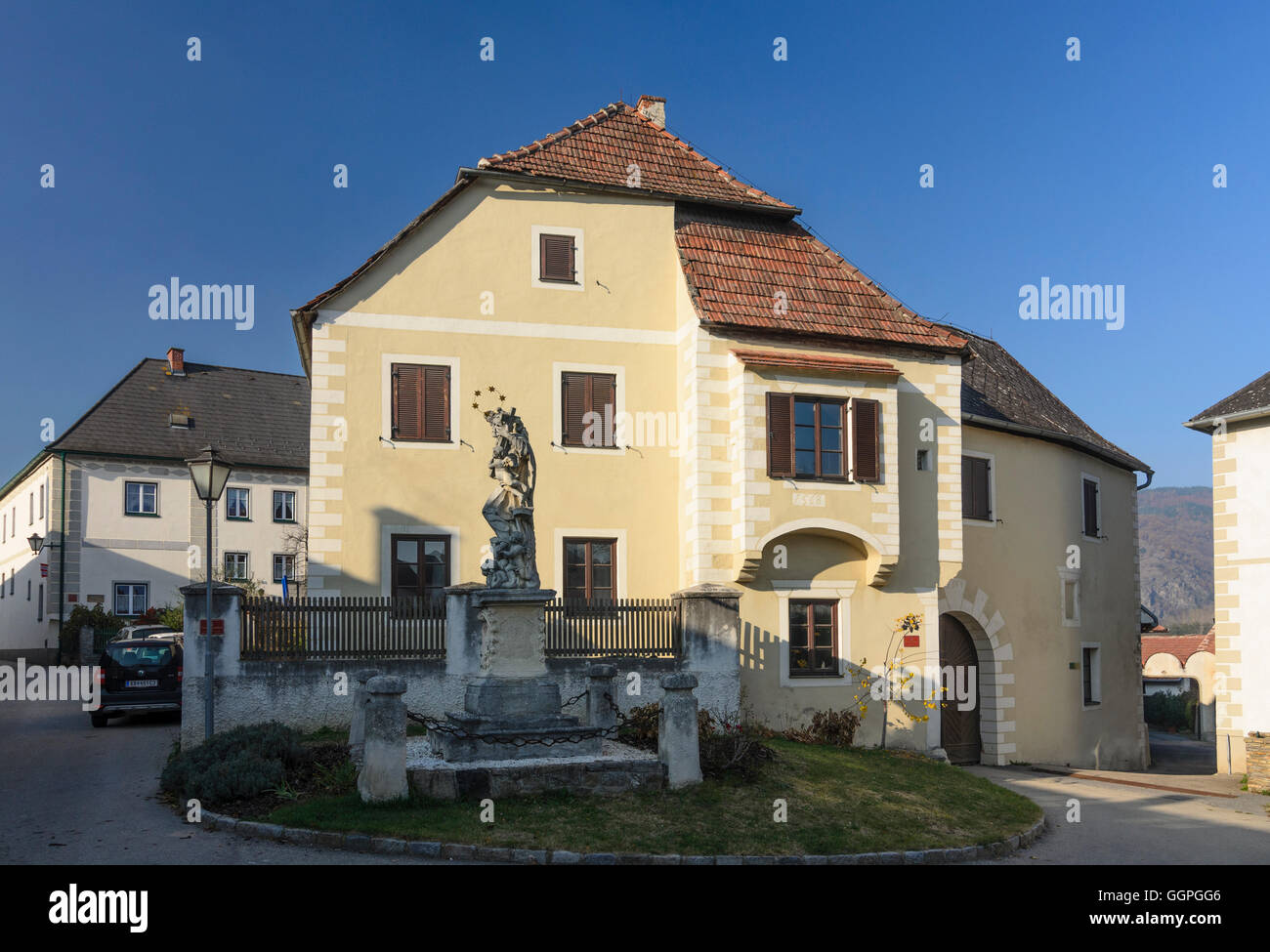 Rossatz-Arnsdorf : Chambre du marché juge dans Rossatz, Autriche, Niederösterreich, Autriche, Wachau Banque D'Images