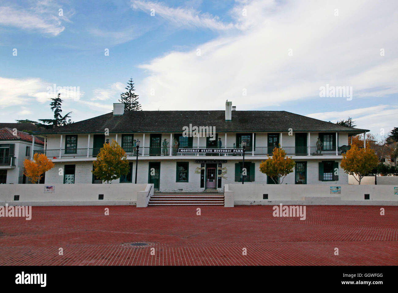 Historique La Maison du Pacifique est maintenant un musée - Monterey, Californie Banque D'Images
