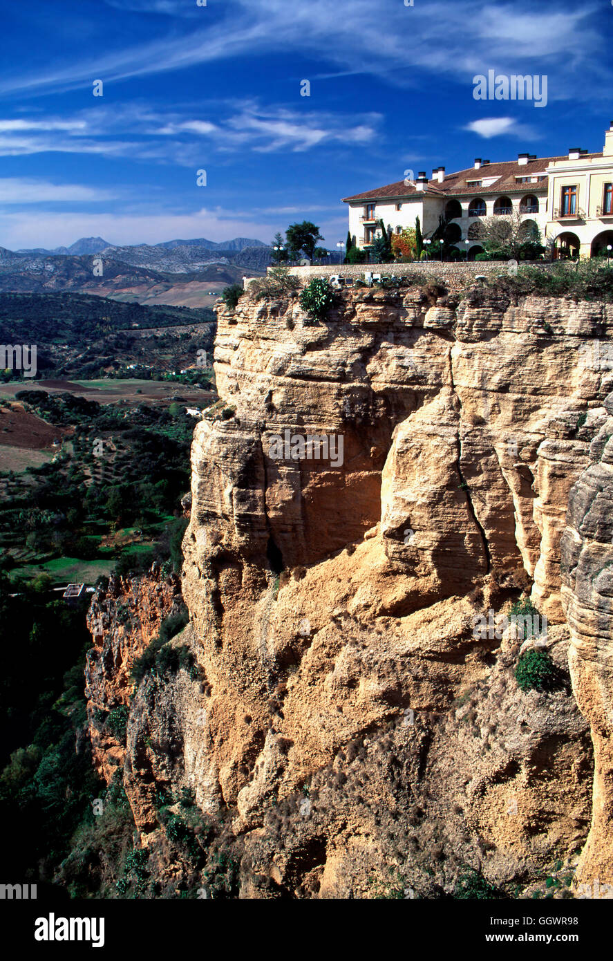 Parador de Ronda, Espagne Banque D'Images