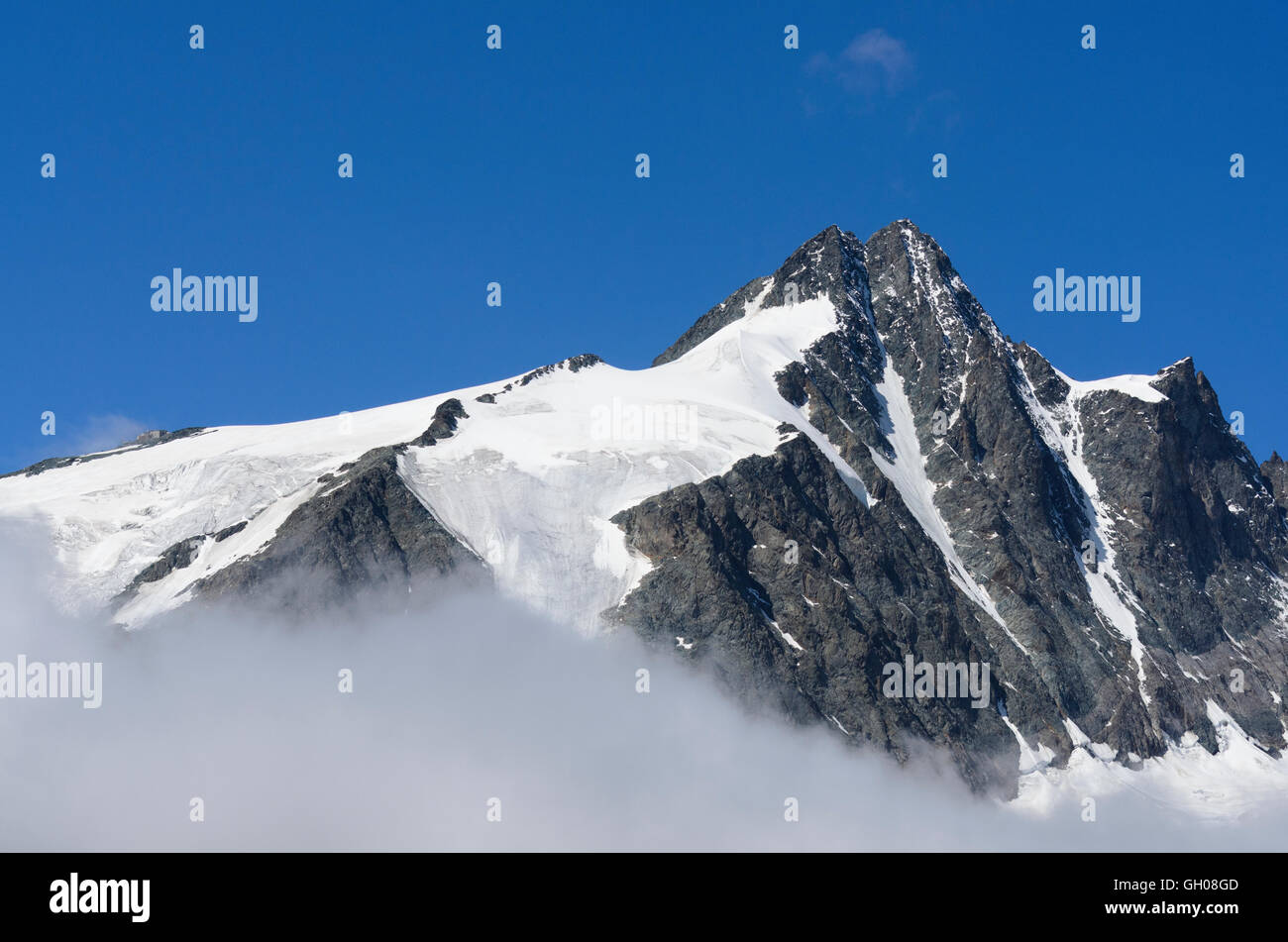 Le Parc National Hohe Tauern, Haut Tauern : Großglockner, Autriche, Carinthie, Styrie, Banque D'Images