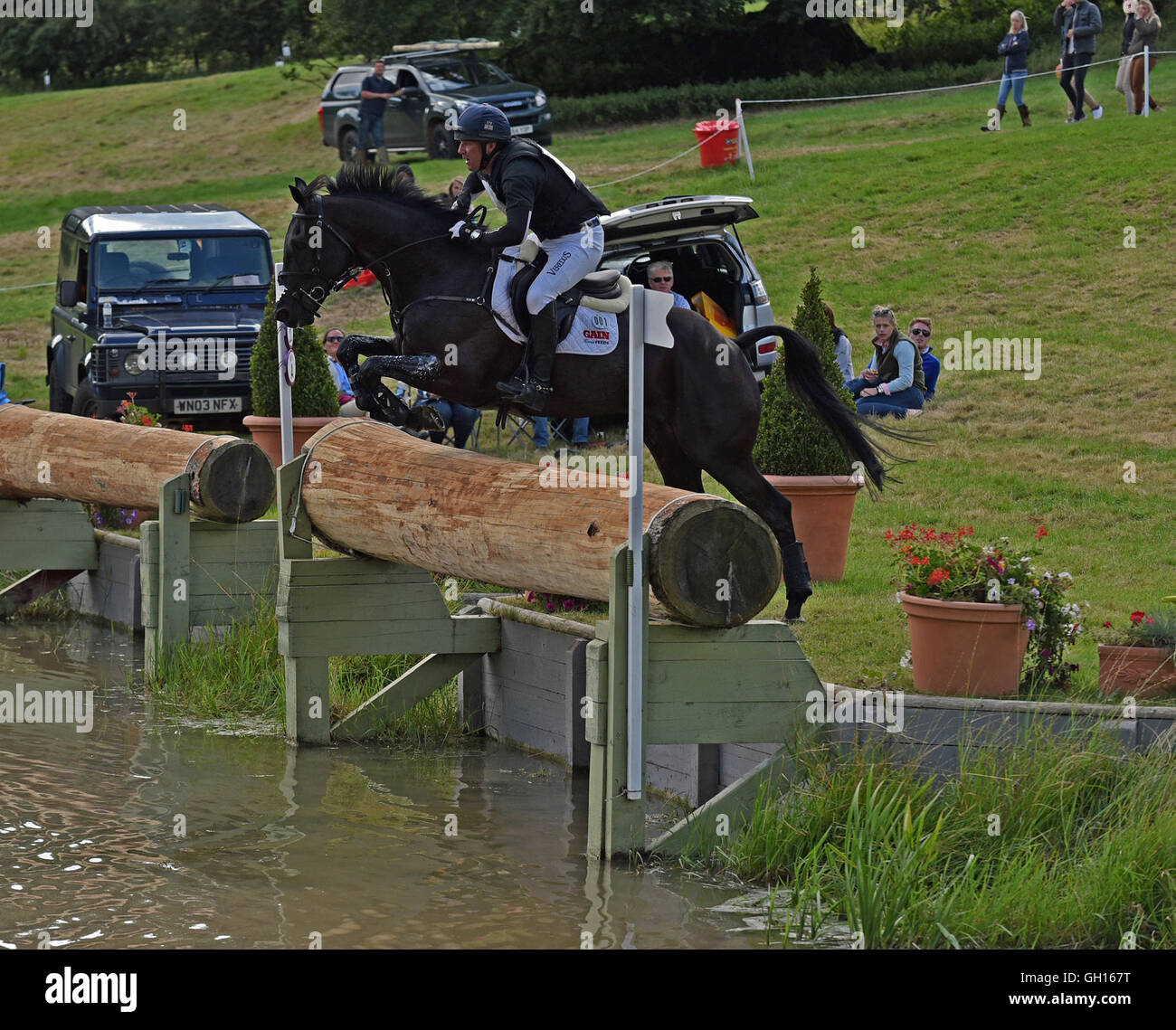 Gatcombe Park, Royaume-Uni. 7 Août, 2016. Festival britannique du Concours Complet Gatcombe Park Gloucestershire. Oliver Townend riding Cillnabradden gagnants de l'Open Championship Event. . Date 07/08/2016 Crédit : charlie bryan/Alamy Live News Banque D'Images