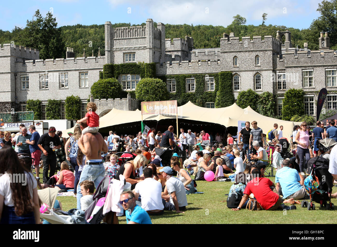 Chichester, UK. 7 Août, 2016. Le festival le plus grand du chili à West Dean Gardens, près de Chichester, West Sussex, UK. Sur la photo, c'est l'action de l'événement. Crédit : Sam Stephenson/Alamy Live News. Banque D'Images