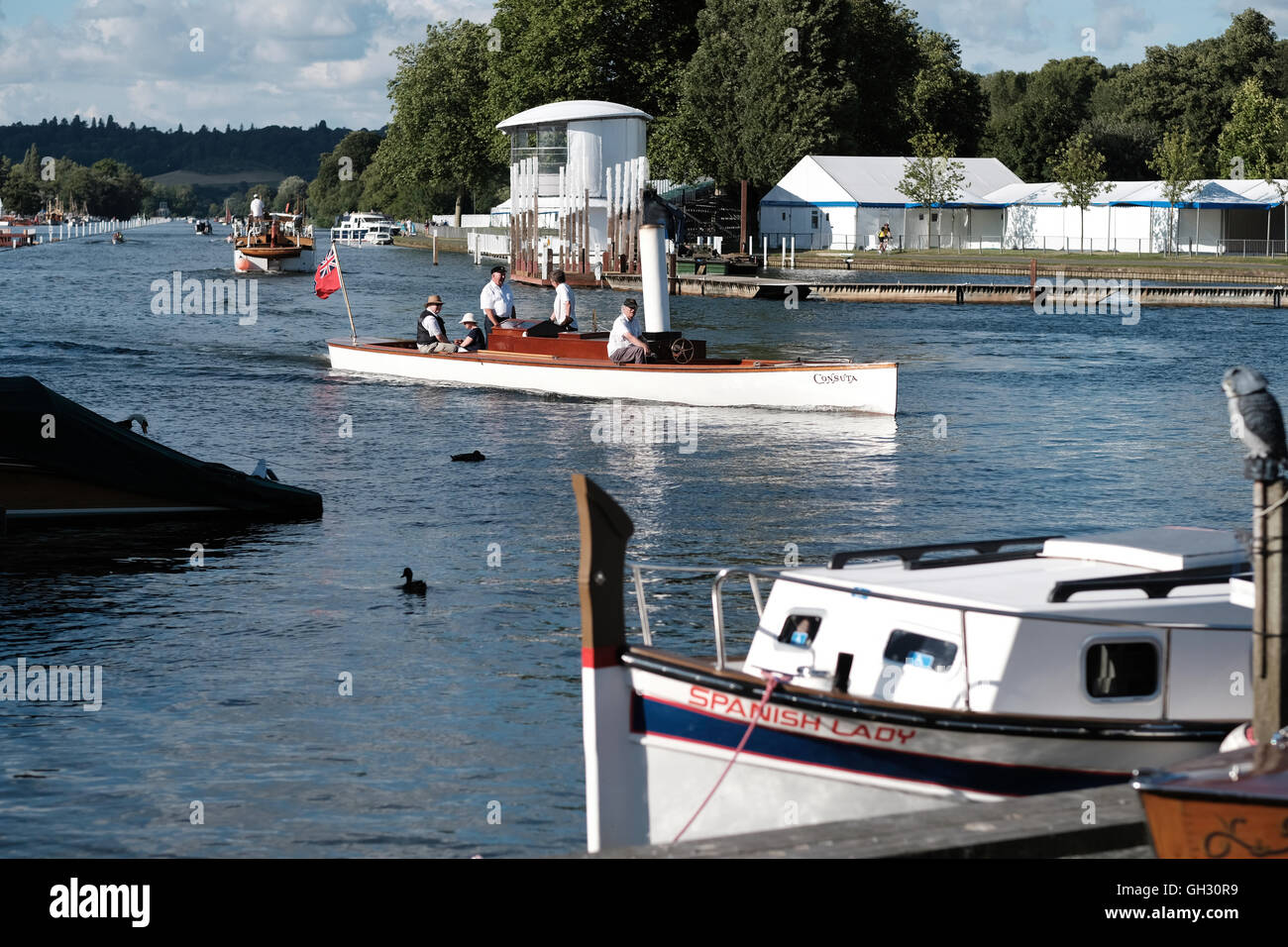 Rivière Thames henley angleterre bateau panoramique Banque D'Images
