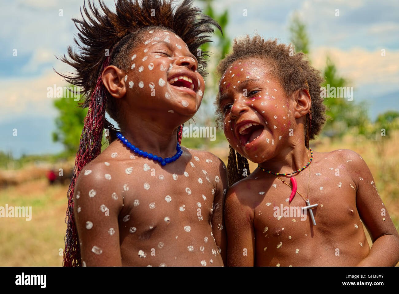 Enfants de Dani Banque D'Images