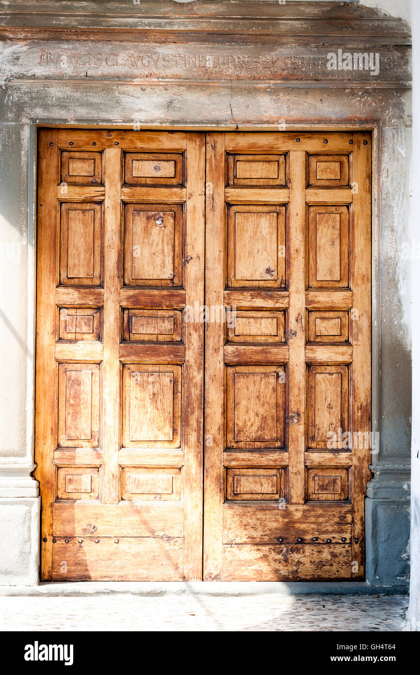 Porte de la Ceriola sanctuaire Madonna. Iseo, Lombardie. Italie Banque D'Images