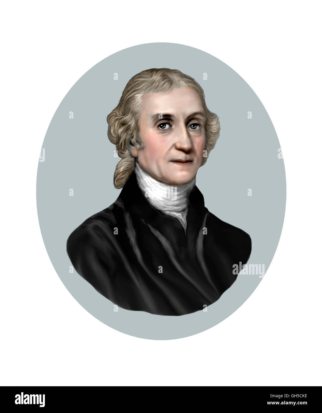 Joseph Priestley, chimiste, membre du clergé, 1733-1804 Banque D'Images