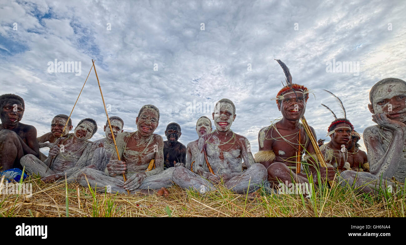Enfants heureux de Dani Banque D'Images