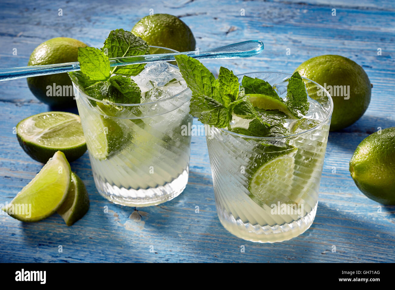 Mojito maigre Banque D'Images