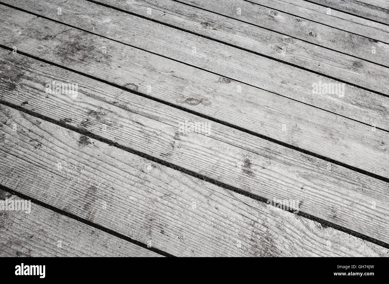 Vieux plancher en bois gris, texture de fond photo détaillée Banque D'Images