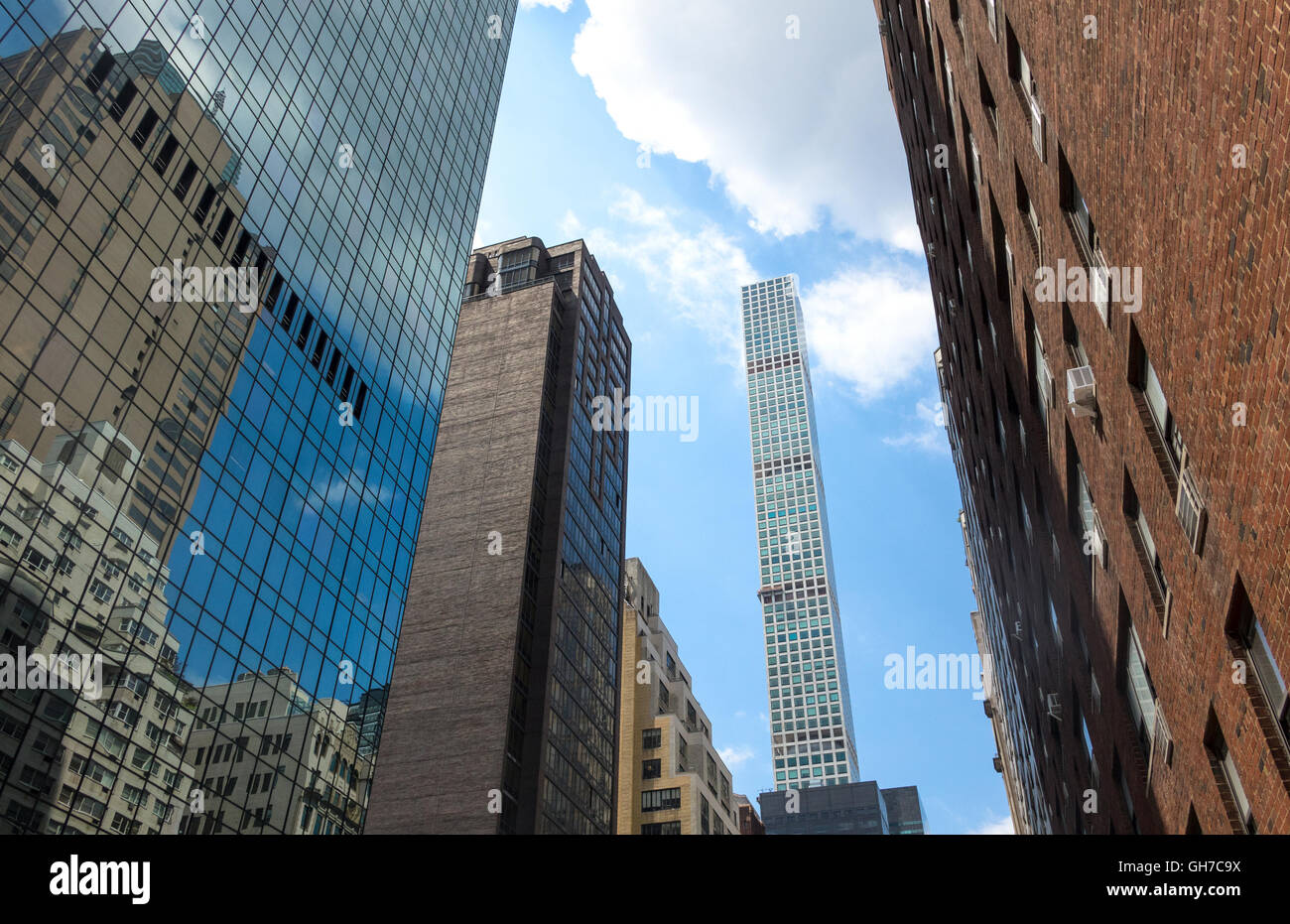 432 Park Avenue, un gratte-ciel dans le centre de Manhattan à New York City Banque D'Images