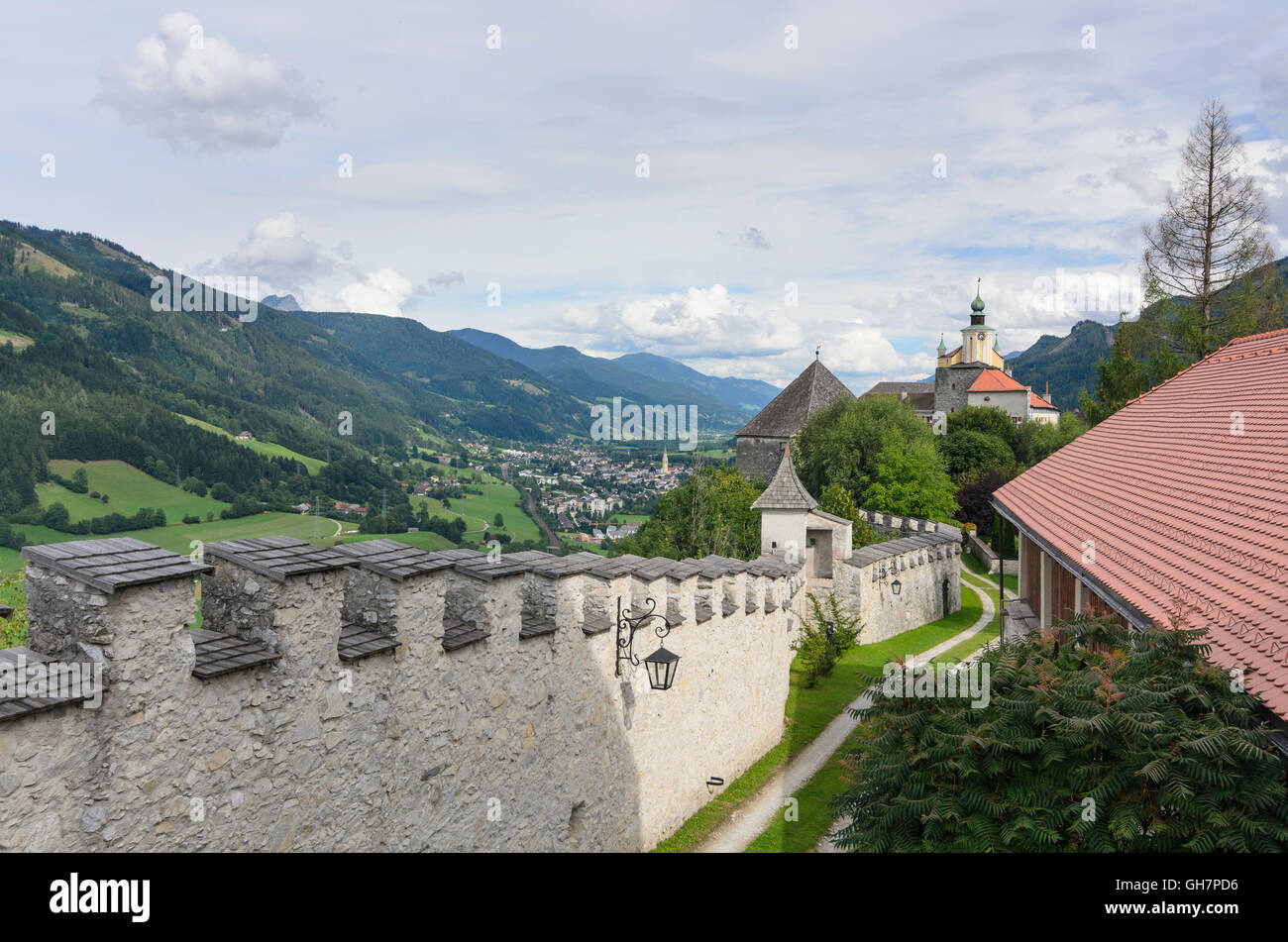 Château de Lassing : Strechau, Autriche, Styrie, Carinthie, Région de Dachstein-Tauern Banque D'Images