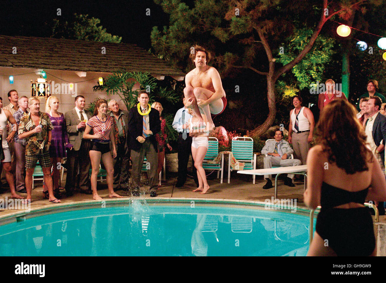 Ron Burgundy (Will Ferrell) sait comment faire la fête. Film, Fernsehen, Kino, Comedy Comedy Regie : Adam McKay aka. Présentateur : la légende de Ron Burgundy Banque D'Images