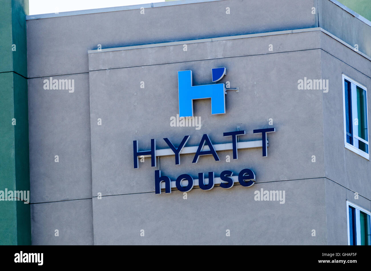 Hyatt House Hotel sur Holger Way à San Jose en Californie Banque D'Images