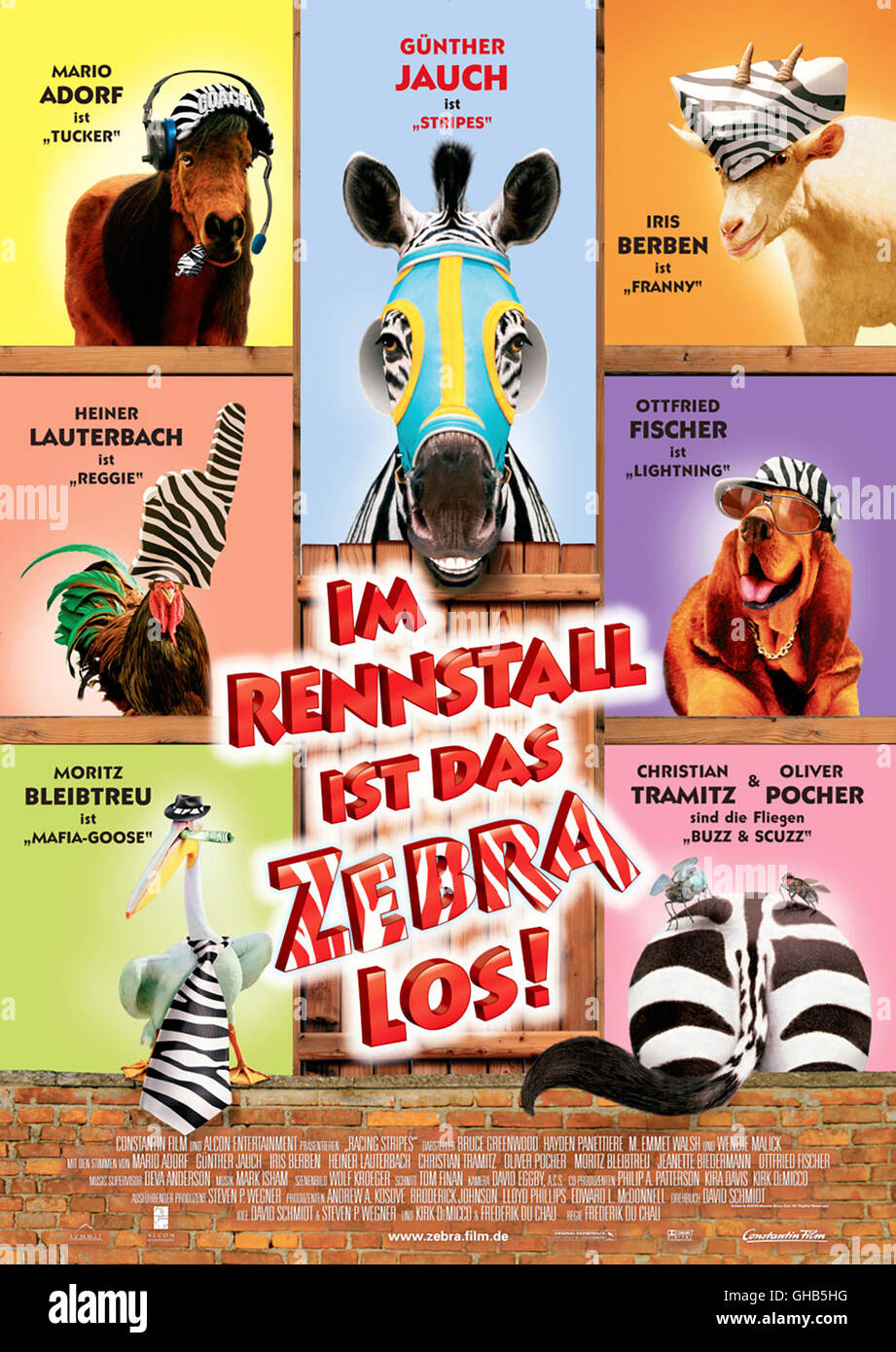 IM RENNSTALL IST DAS ZEBRA LOS ! Racing Stripes Südafrika/USA 2005